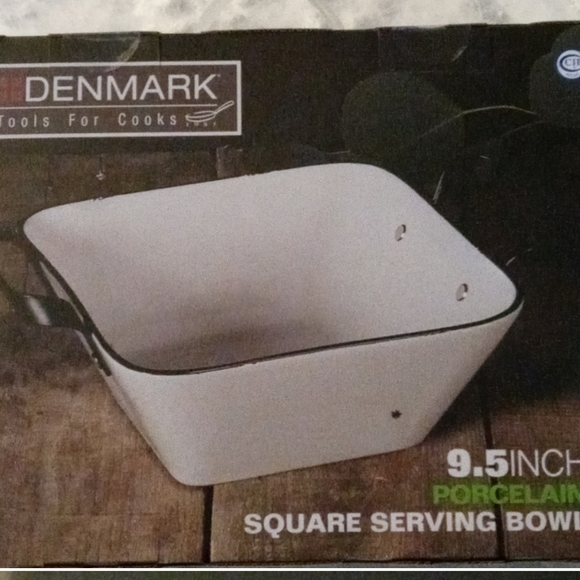 Denmark Porcelain Galvanized Serving Bowl - Picture 3 of 4